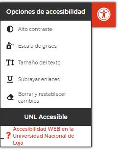 Componente de accesibilidad web