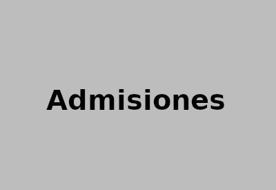 Admisiones