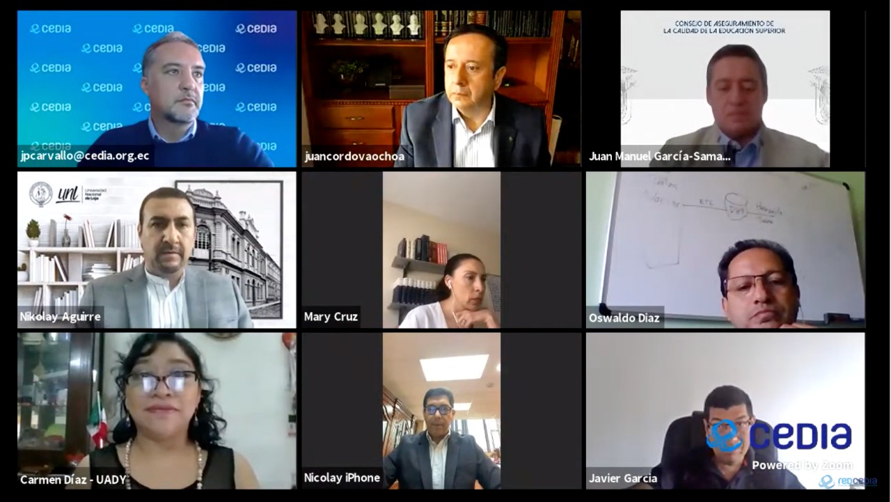 Nikolay Aguirre participó en el lanzamiento de libro sobre uso de TIC en universidades