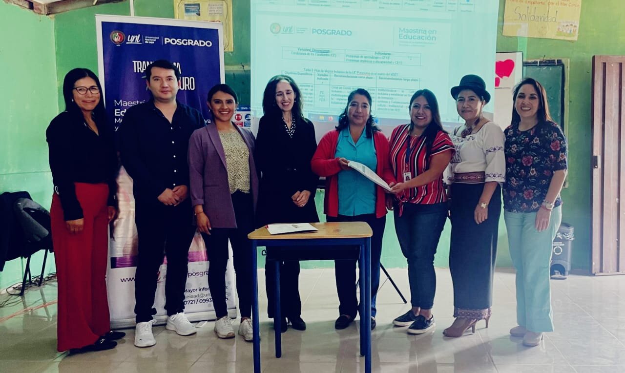 Ejecución de proyecto en instituciones educativas rurales