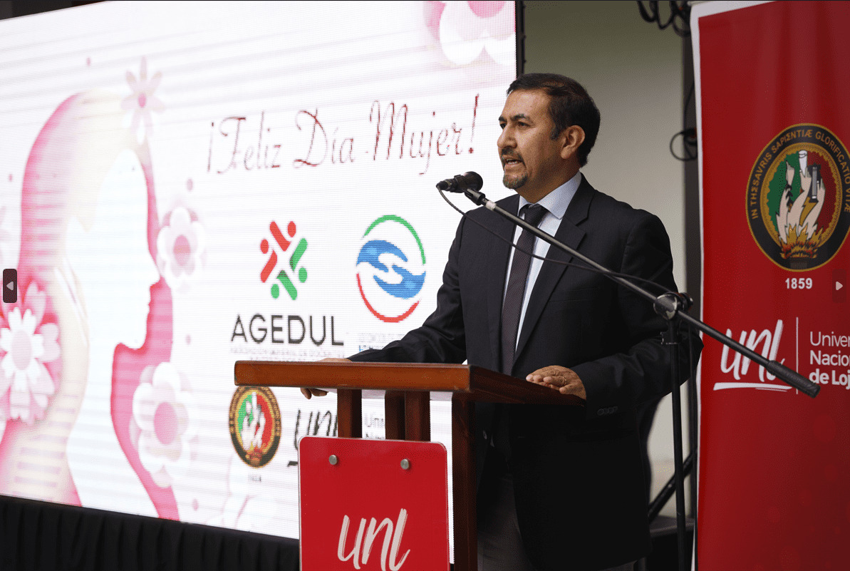 El Rector de la UNL felicitó a las mujeres que contribuyen a la transformación de la Alma máter lojana