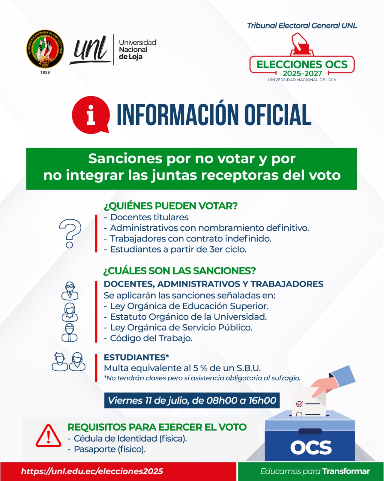 Comunicado elecciones 1
