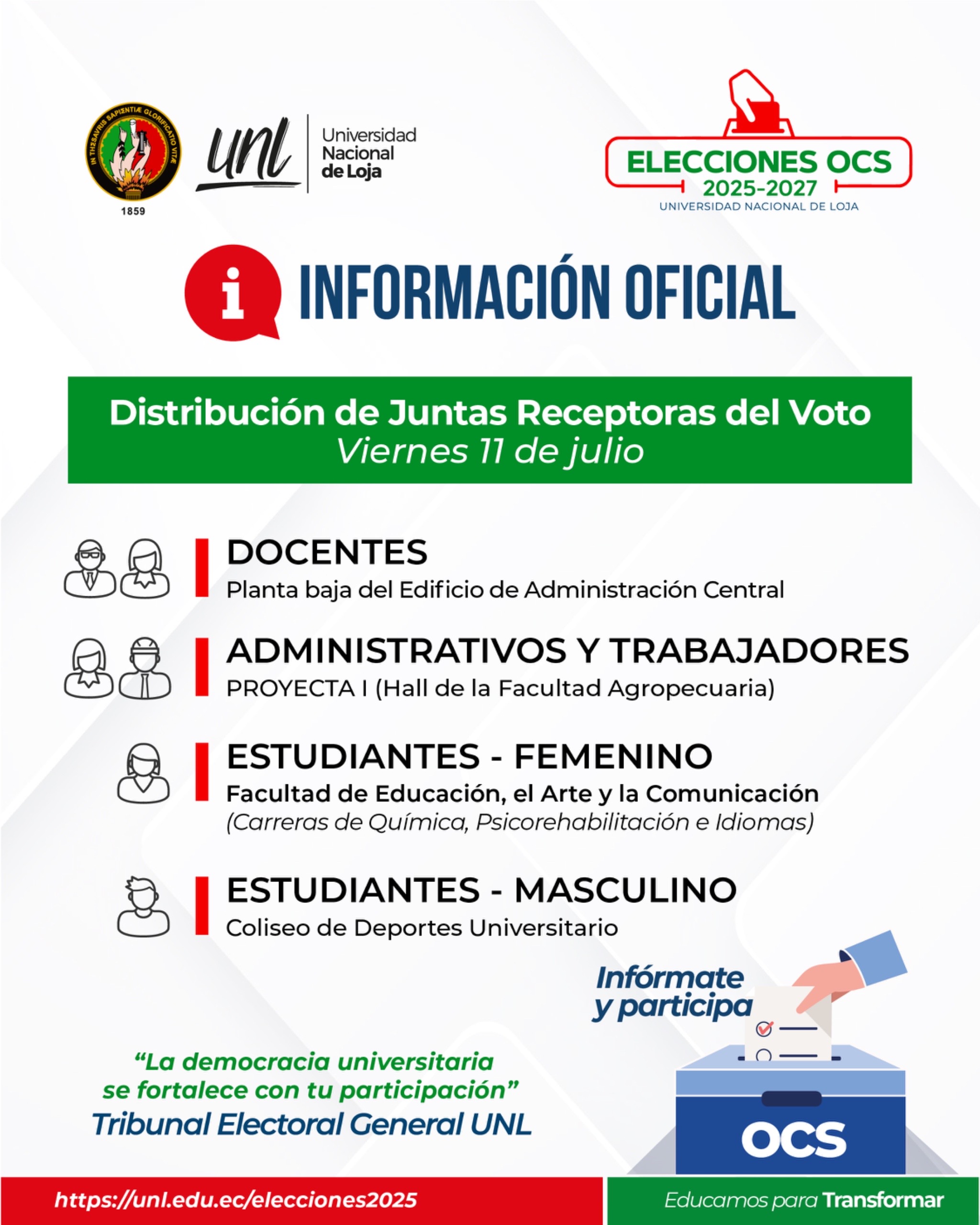 Recintos electores 