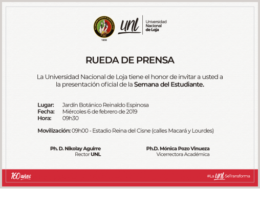 Presentación Oficial | Semana del Estudiante