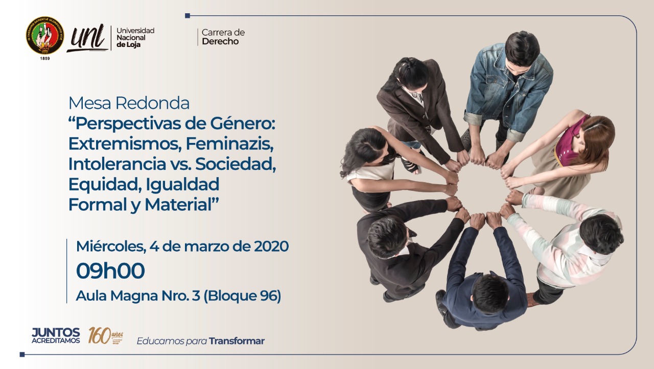 Mesa Redonda “Perspectivas de Género: Extremismos, Feminazis, Intolerancia vs. Sociedad, Equidad, Igualdad Formal y Material”