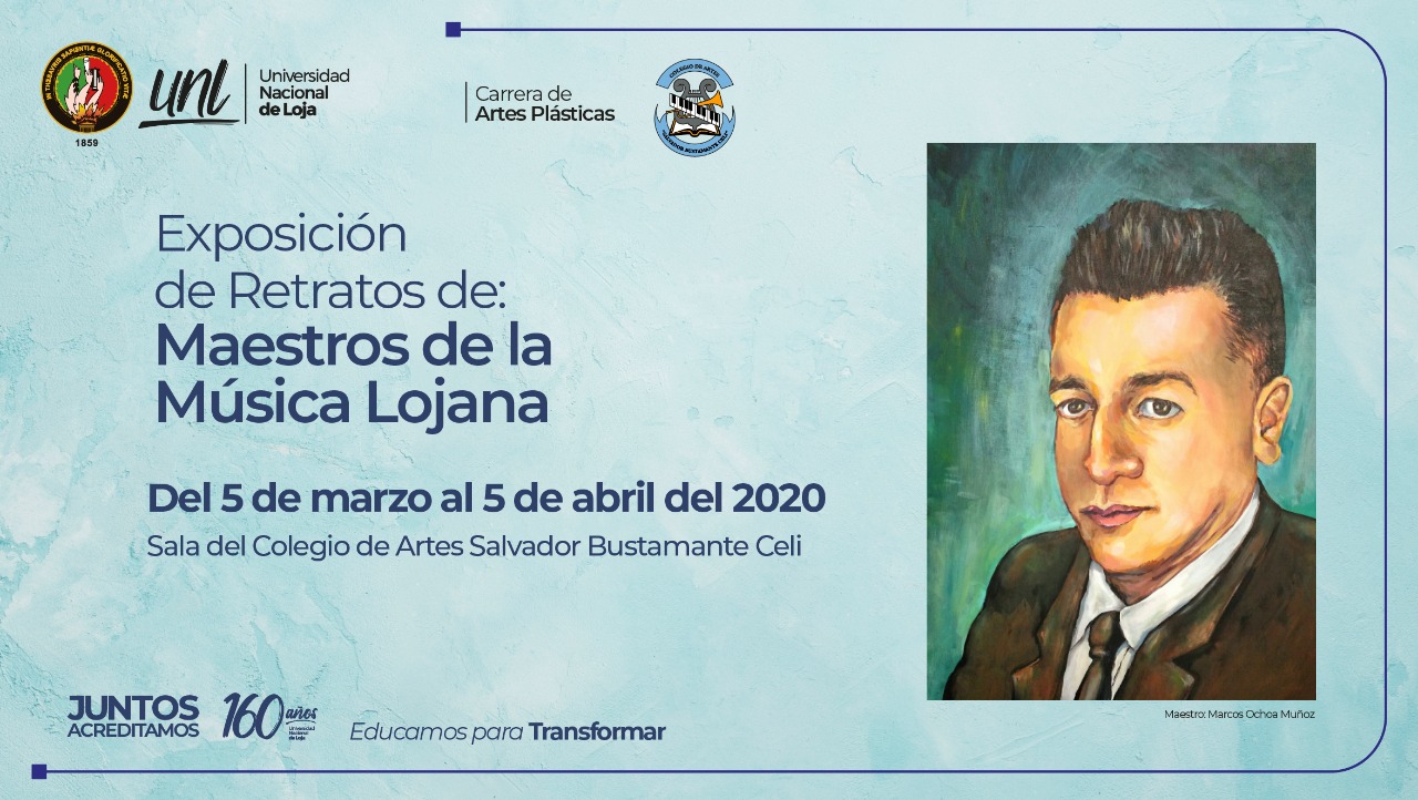 Exposición de retratos: Maestros de la Música Lojana