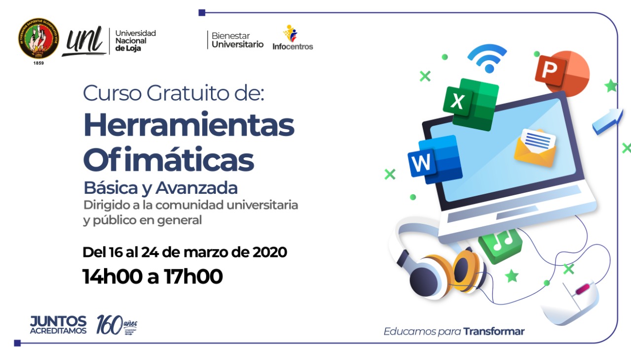 Curso gratuito de Herramientas Ofimáticas Básica y Avanzada