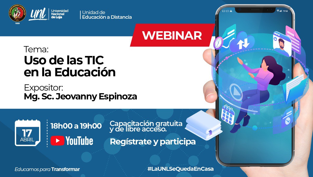 Webinar: Uso de las TIC en la educación 