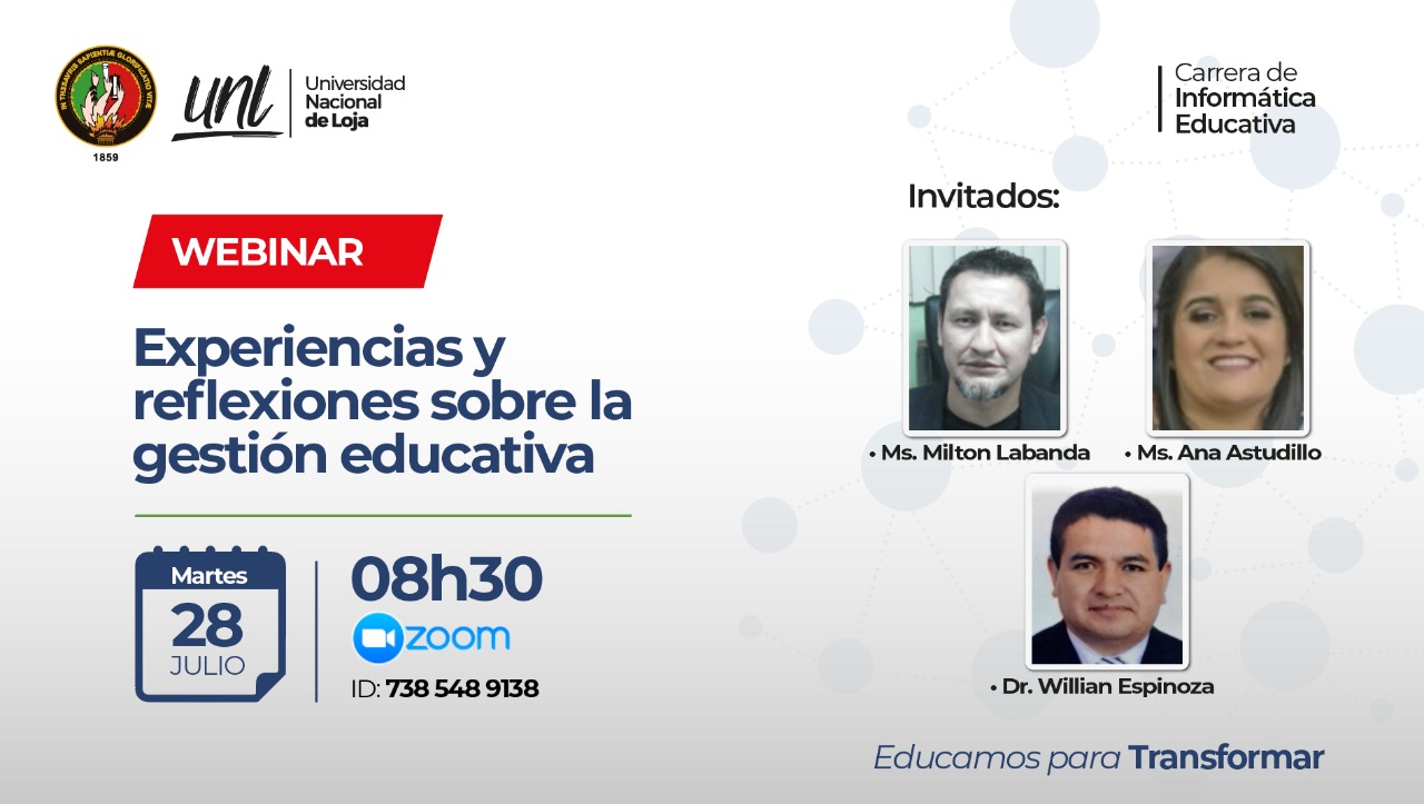 Webinar | Experiencias y reflexiones sobre la Gestión Educativa