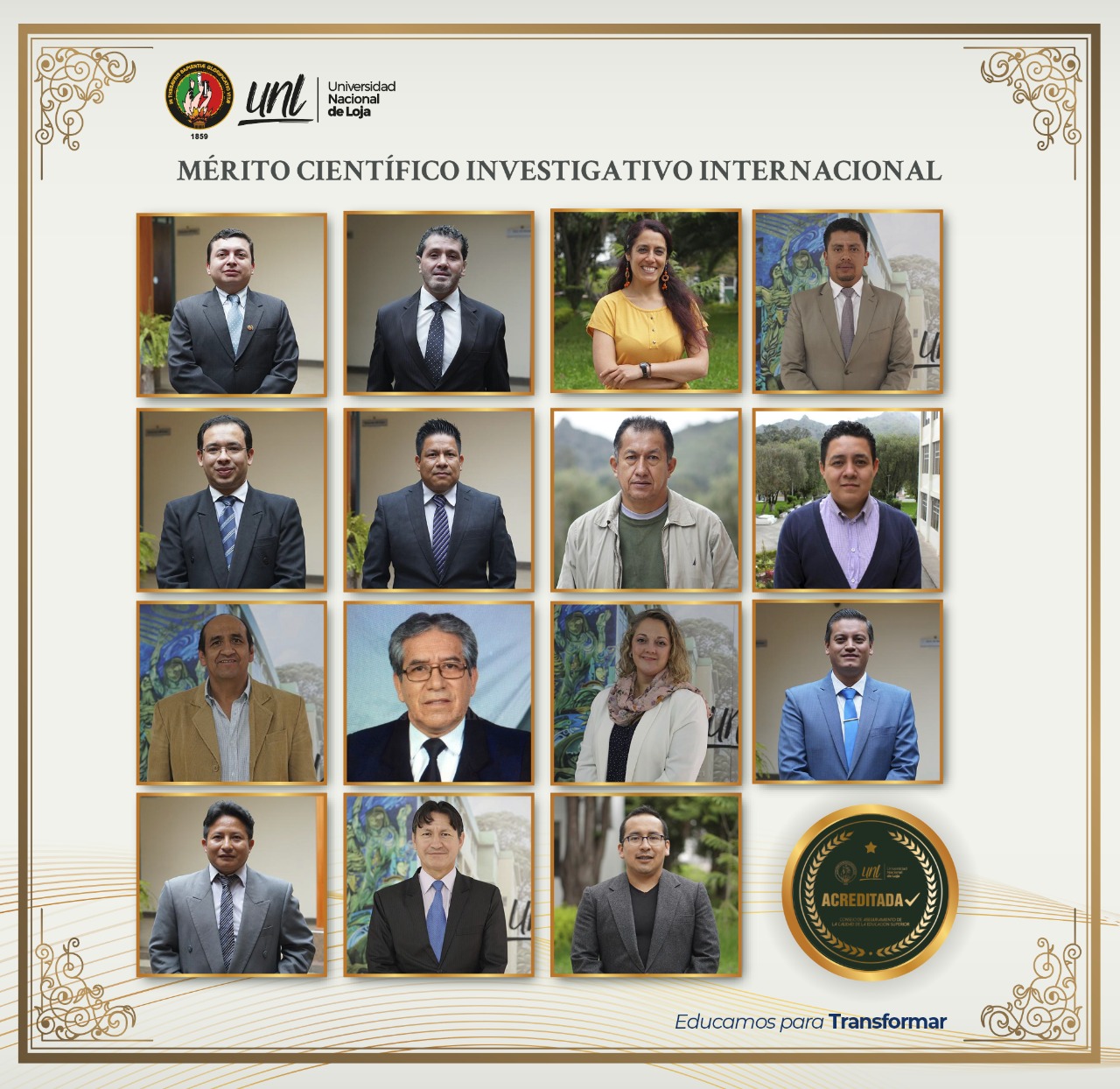 UNL otorgó mérito científico a sus docentes investigadores