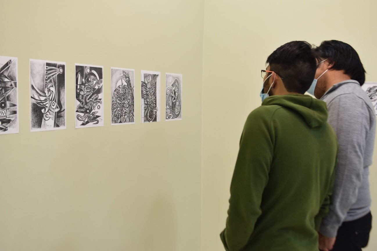 Docente de la UNL presenta obra artística “Memorias y proyectos: dibujos”