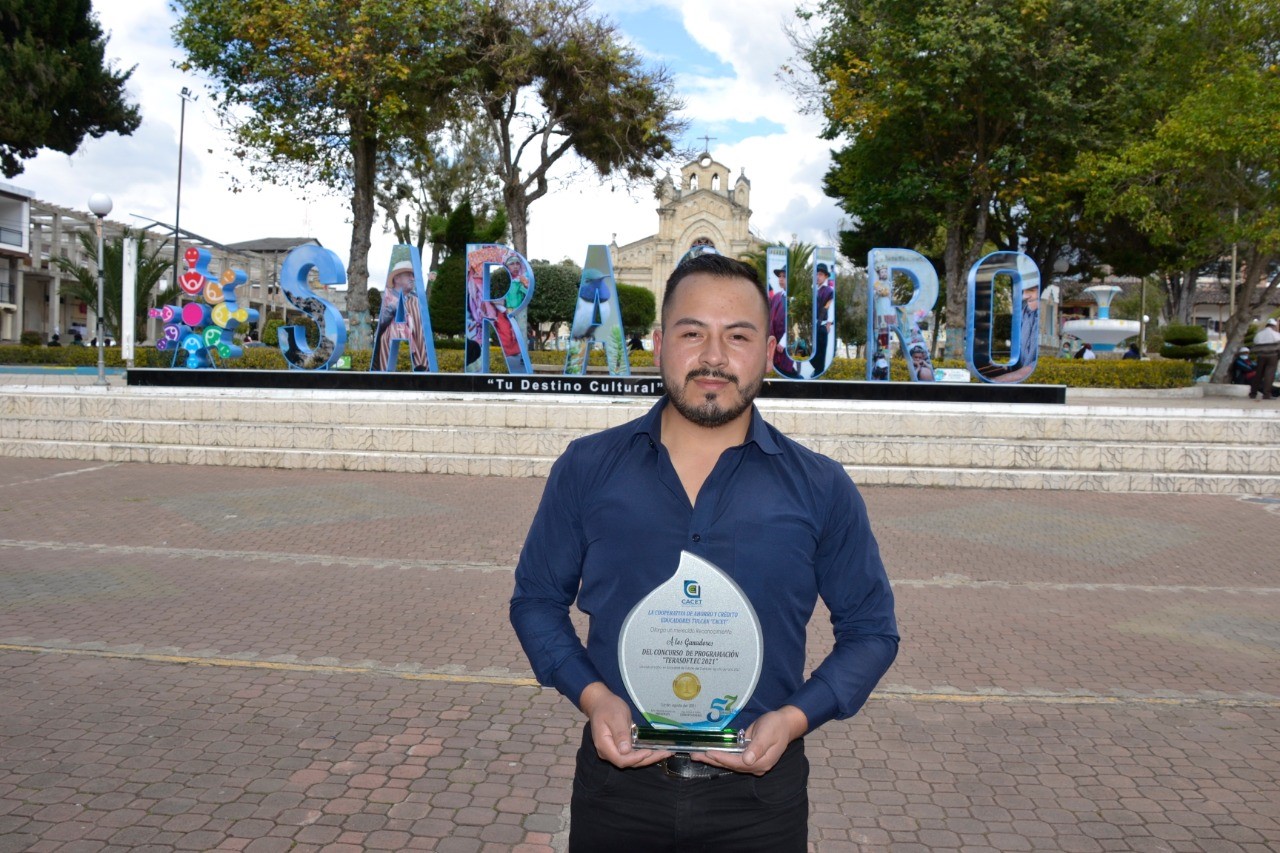 Estudiante de la UNL ganador del ‘Terasoft.ec 2021’