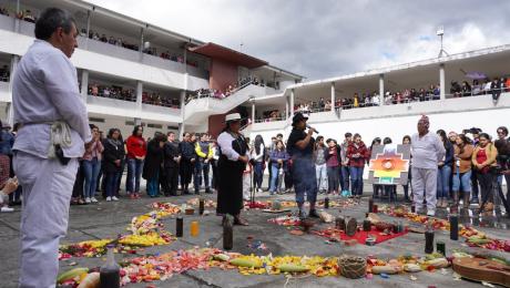 Comunidad universitaria celebra el Inti Raymi