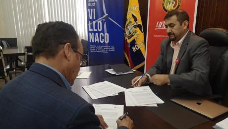UNL firma convenio de cooperación con Celec Ep- Genesur