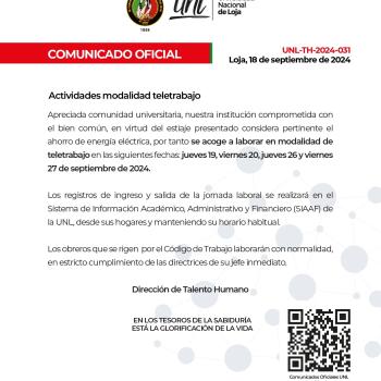 Actividades Modalidad Teletrabajo